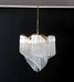 Murano Shaded Trasparent Prism Chandelier-DWHOME