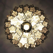 Murano Smoked Glass Tube Chandelier-DWHOME