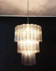 Murano Smoked Glass Tube Chandelier-DWHOME