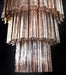 Murano Smoked Glass Tube Chandelier-DWHOME