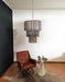 Murano Smoked Glass Tube Chandelier-DWHOME