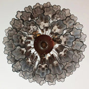 Murano Smoked Glass Tube Chandelier-DWHOME
