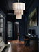 Murano Smoked Glass Tube Chandelier-DWHOME