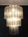 Murano Smoked Glass Tube Chandelier-DWHOME