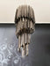 Murano Spiral Prisms Smoked Chandelier-DWHOME