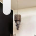 Murano Spiral Prisms Smoked Chandelier-DWHOME