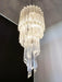 Murano Spiral Prisms Transparent Chandelier-DWHOME