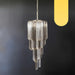 Murano Spiral Prisms Transparent Smoked Chandelier-DWHOME