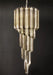 Murano Spiral Transparent Smoked Prism Glass Chandelier-DWHOME