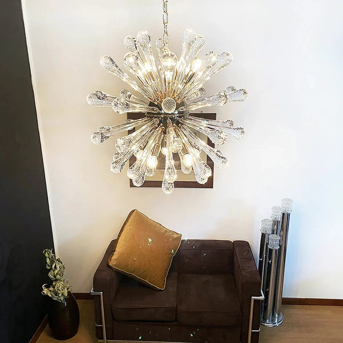 Vintage Murano Sputnik Glass Chandelier-DWHOME