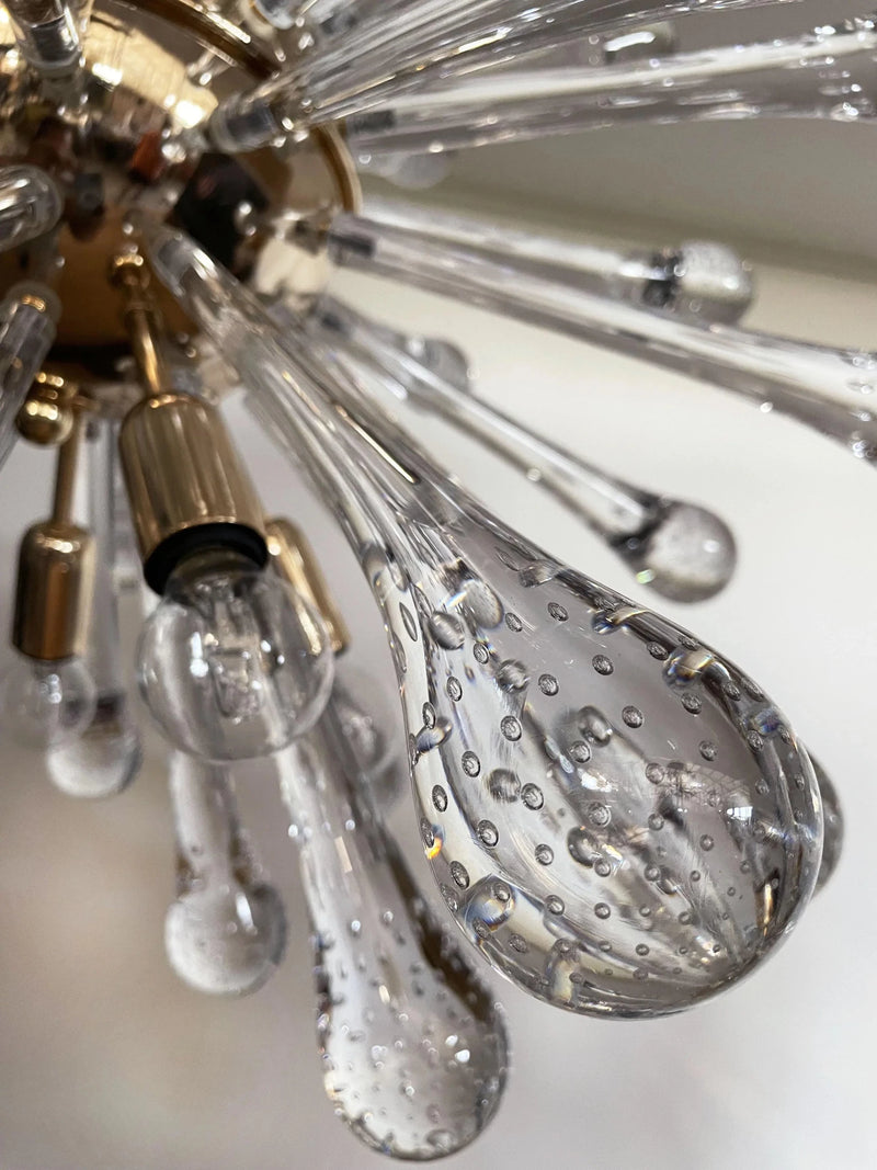 Vintage Murano Sputnik Glass Chandelier-DWHOME