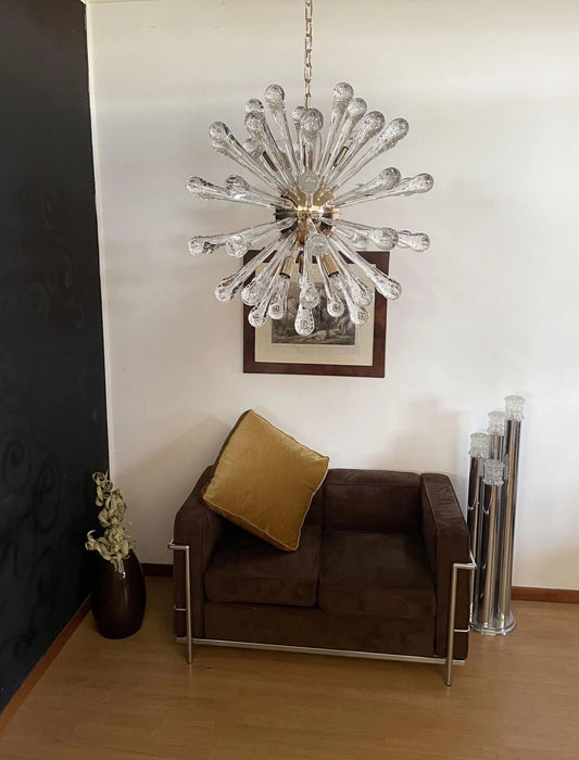 Vintage Murano Sputnik Glass Chandelier-DWHOME