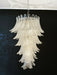 Murano Transparent Felch Spiral Chandelier-DWHOME