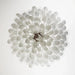 Murano Transparent Glass Petal Chandelier-DWHOME