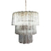 Murano Transparent Glass Tube Chandelier-DWHOME