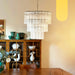 Murano Transparent Glass Tube Chandelier-DWHOME