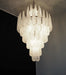 Murano Transparent Petals Glass Chandelier-DWHOME