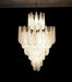 Murano Transparent Petals Glass Chandelier-DWHOME