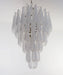 Murano Transparent Petals Glass Chandelier-DWHOME
