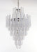 Murano Transparent Petals Glass Chandelier-DWHOME