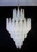 Murano Transparent Petals Glass Chandelier-DWHOME