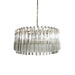 Murano Round Prisms Transparent Chandelier-DWHOME