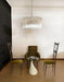 Murano Round Prisms Transparent Chandelier-DWHOME