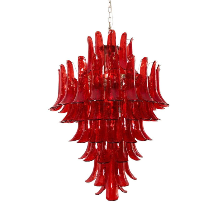 Murano Crimson Cascade Chandelier - DWHOME