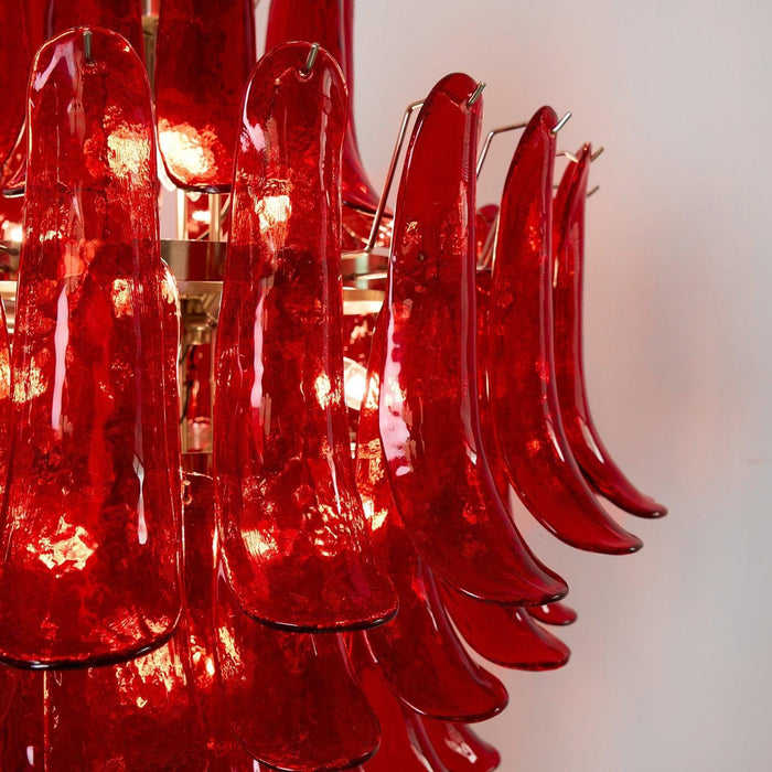 Murano Crimson Cascade Chandelier - DWHOME