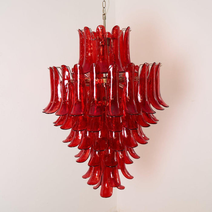 Murano Crimson Cascade Chandelier - DWHOME