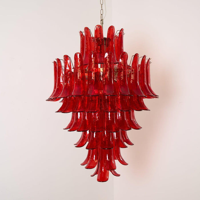 Murano Crimson Cascade Chandelier - DWHOME