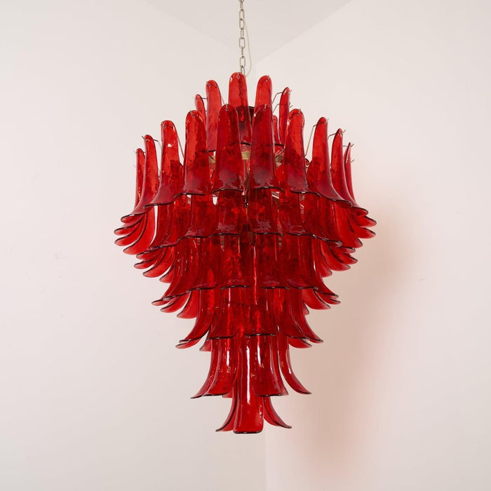 Murano Crimson Cascade Chandelier - DWHOME