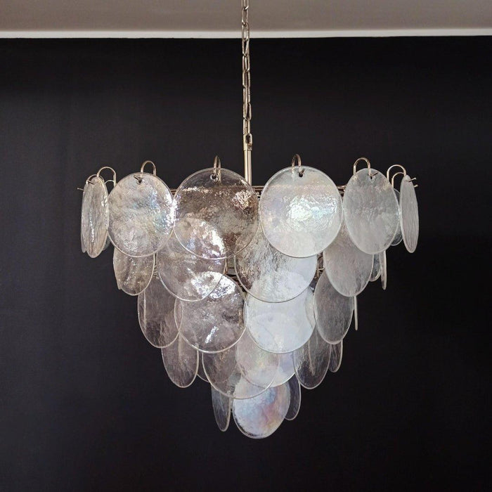 Murano Disc Iridescent Chandelier - DWHOME