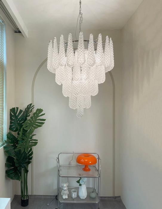 Murano Glass Droplet Chandelier-DWHOME