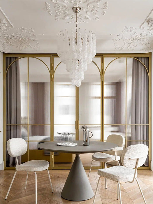 Murano Glass Droplet Chandelier-DWHOME