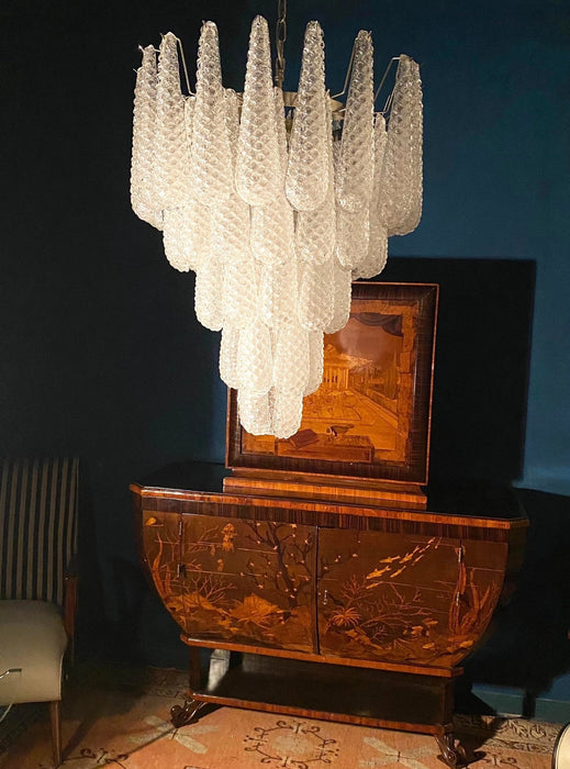 Murano Glass Droplet Chandelier-DWHOME