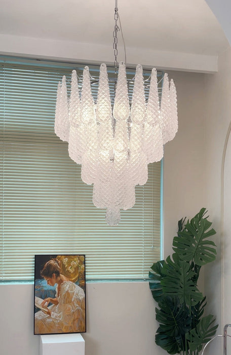Murano Glass Droplet Chandelier-DWHOME