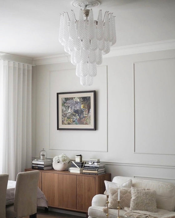 Murano Glass Droplet Chandelier-DWHOME