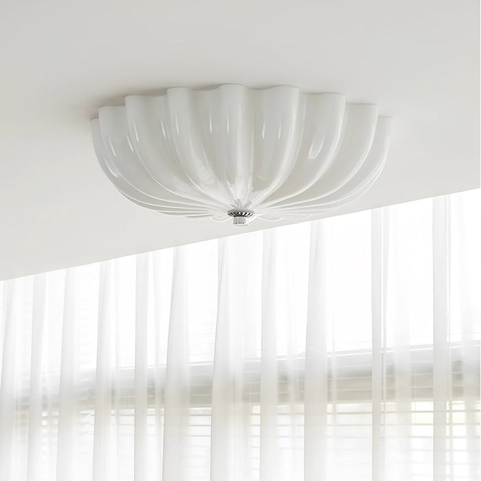 Murano Glass Flush Ceiling Light