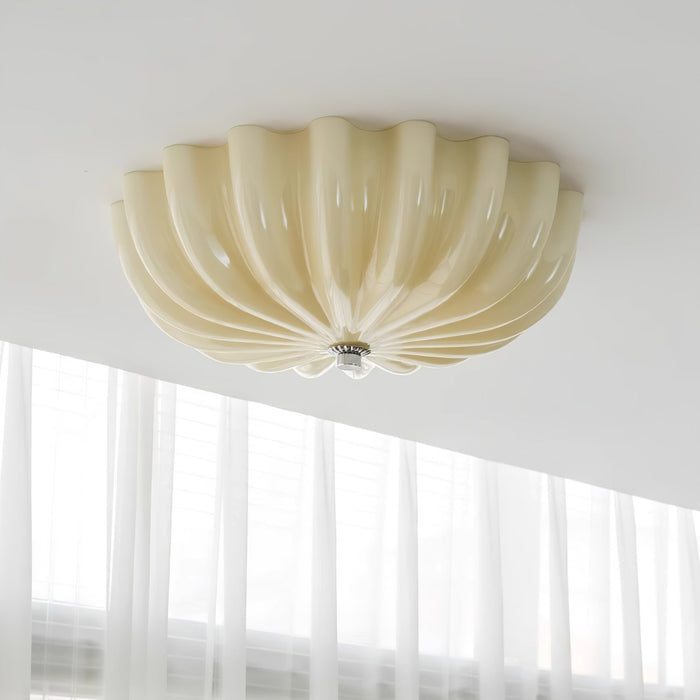 Murano Glass Flush Ceiling Light