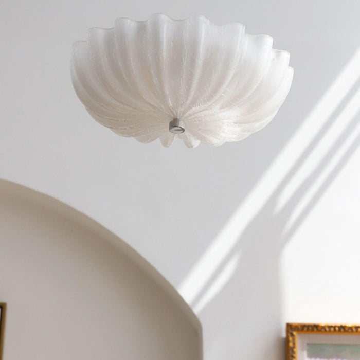 Murano Glass Flush Ceiling Light.