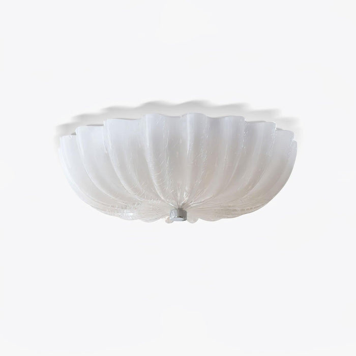 Murano Glass Flush Ceiling Light.