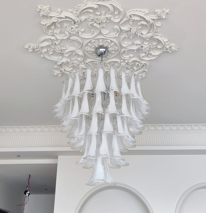 Murano Glass Petals Chandelier-DWHOME