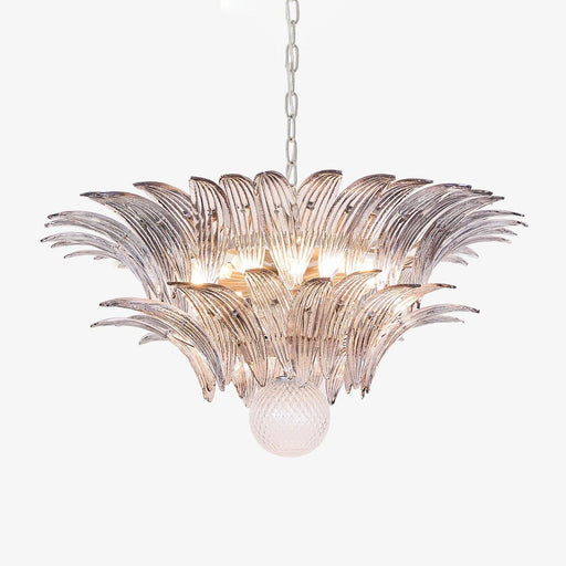 Murano Palmette Transparent Chandelier - DWHOME