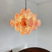 Murano Pink Disks Chandelier-DWHOME