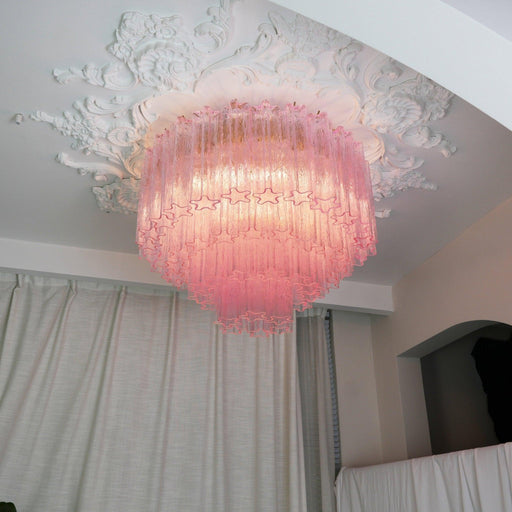 Murano Pink Glass Ceiling Light - DWHOME