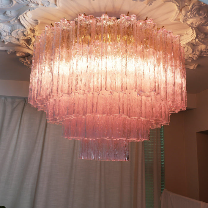 Murano Pink Glass Ceiling Light - DWHOME