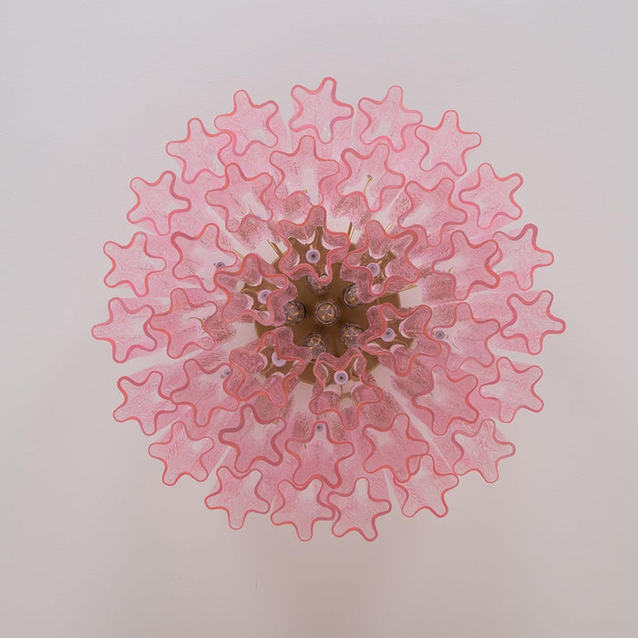 Murano Pink Glass Ceiling Light - DWHOME