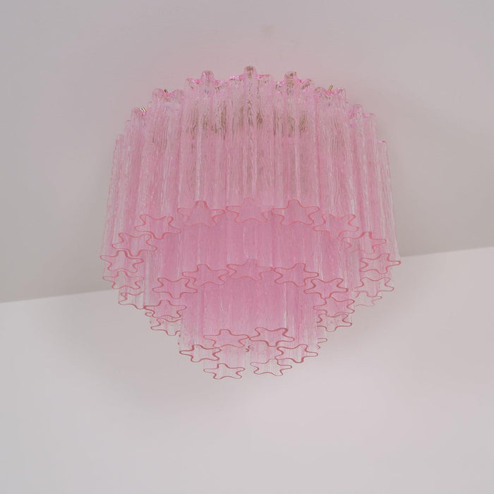 Murano Pink Glass Ceiling Light - DWHOME