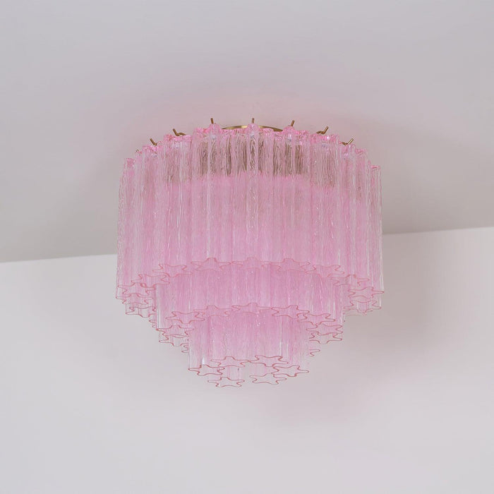 Murano Pink Glass Ceiling Light - DWHOME